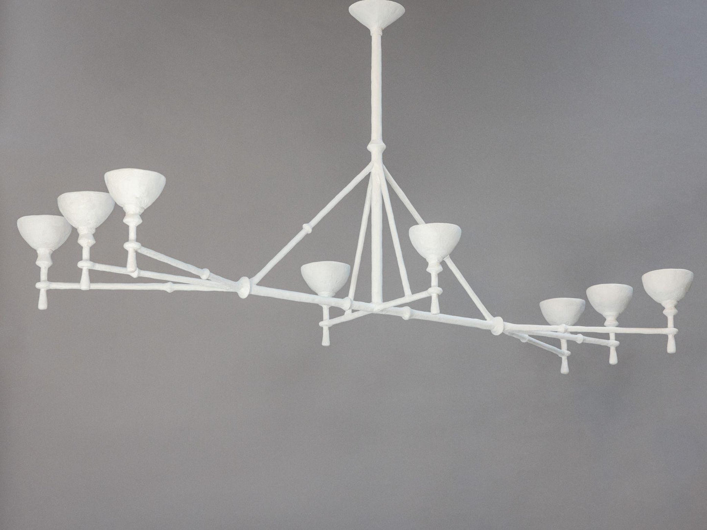 Ostafin Chandelier - White Plaster