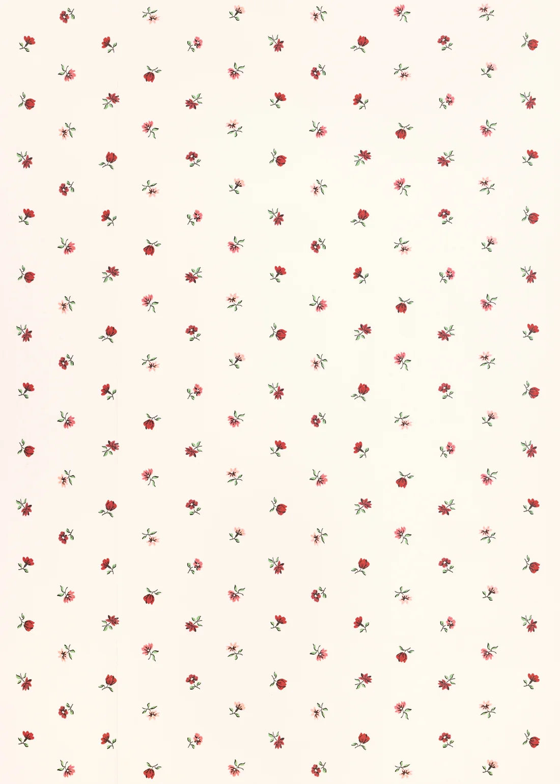 Petites Fleurs Wallpaper - Berry