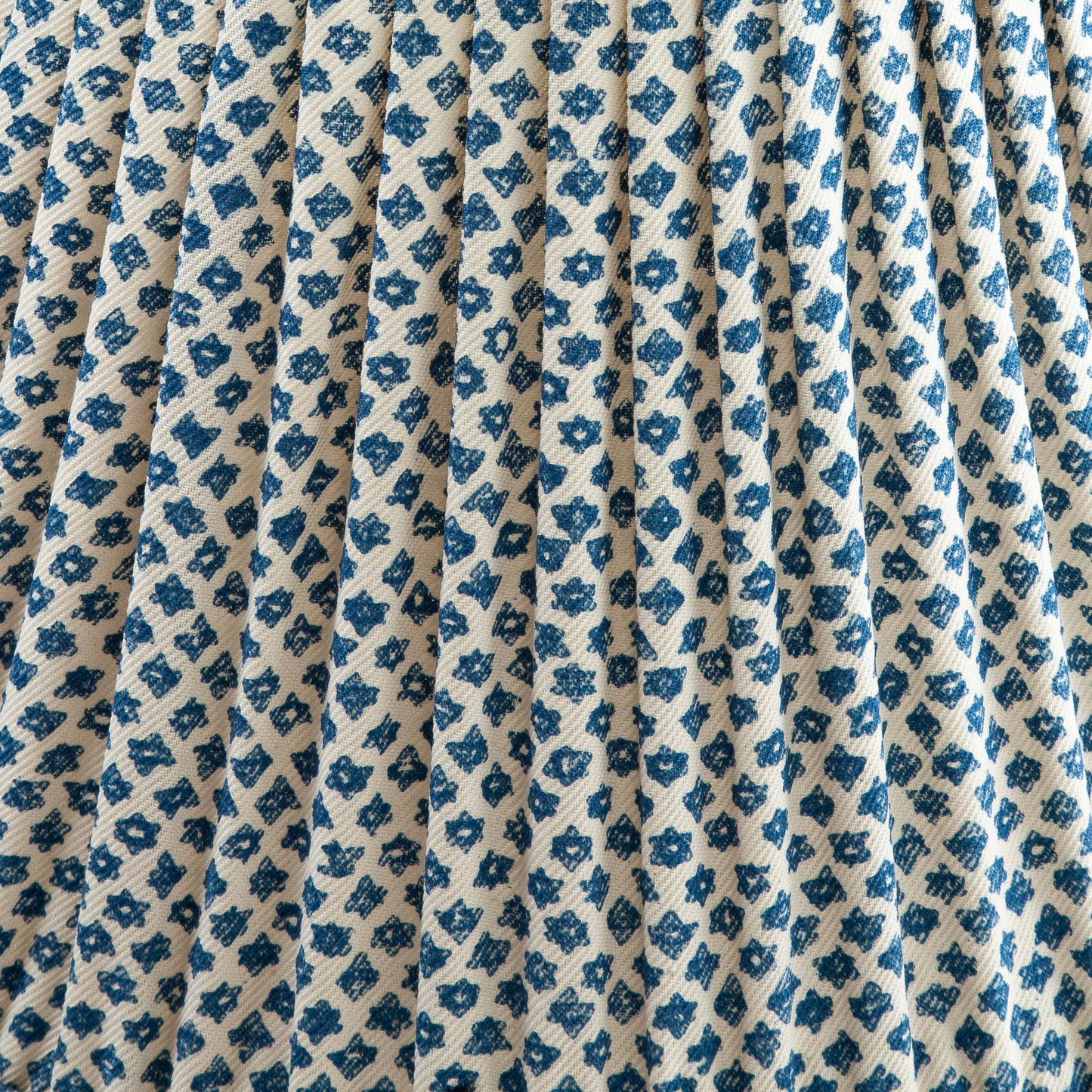 Marden Lampshade Fabric - Blue