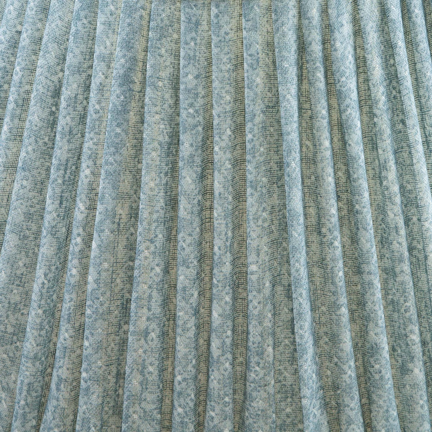 Figured Lampshade Fabric - Blue