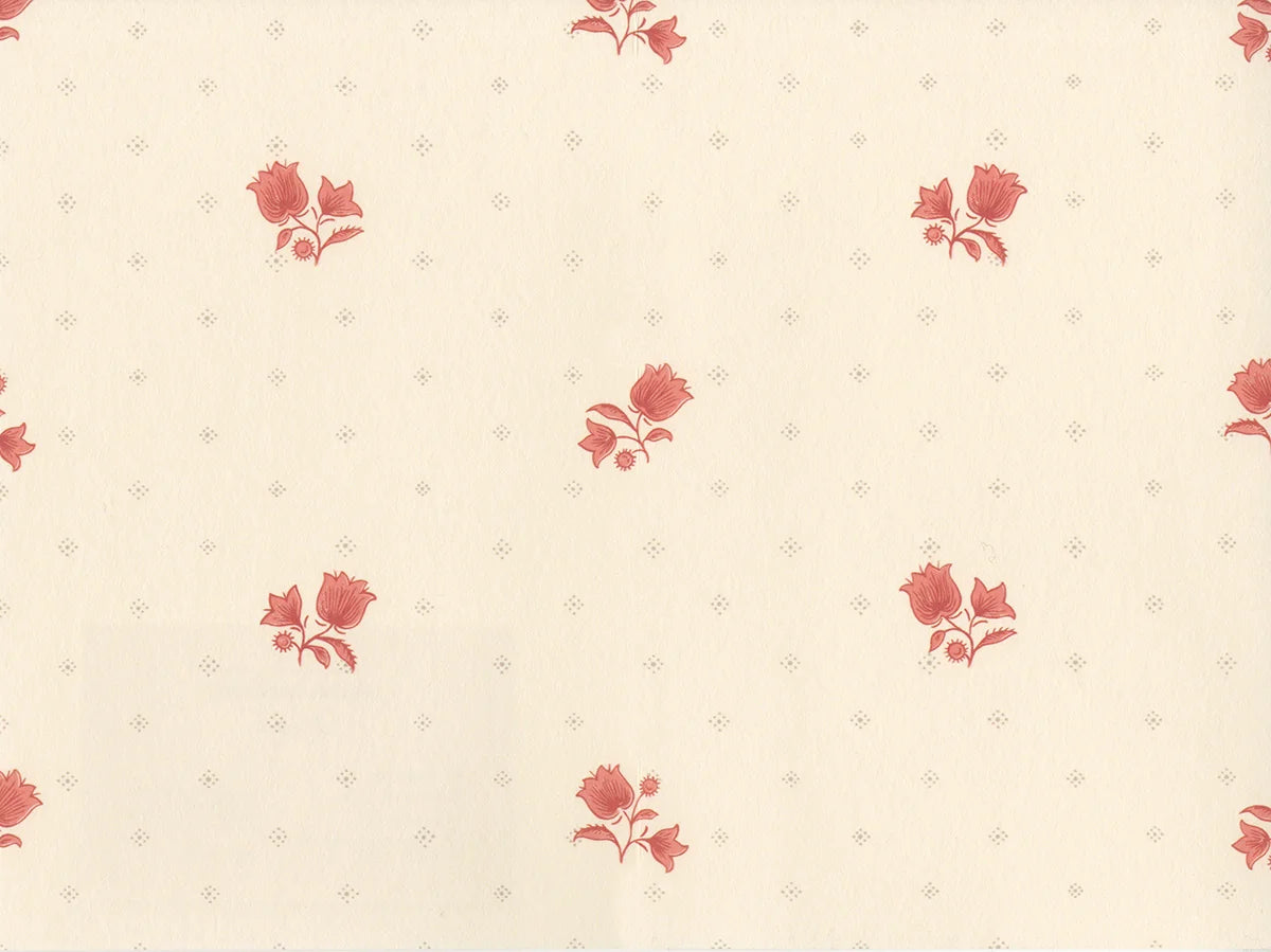 Polonaise Wallpaper - Red