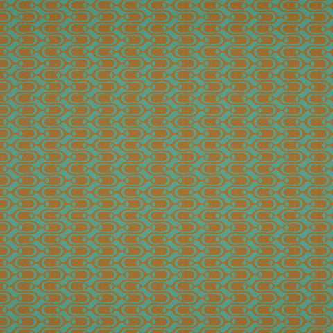 Prickly Pear Wallpaper - Sahara Green