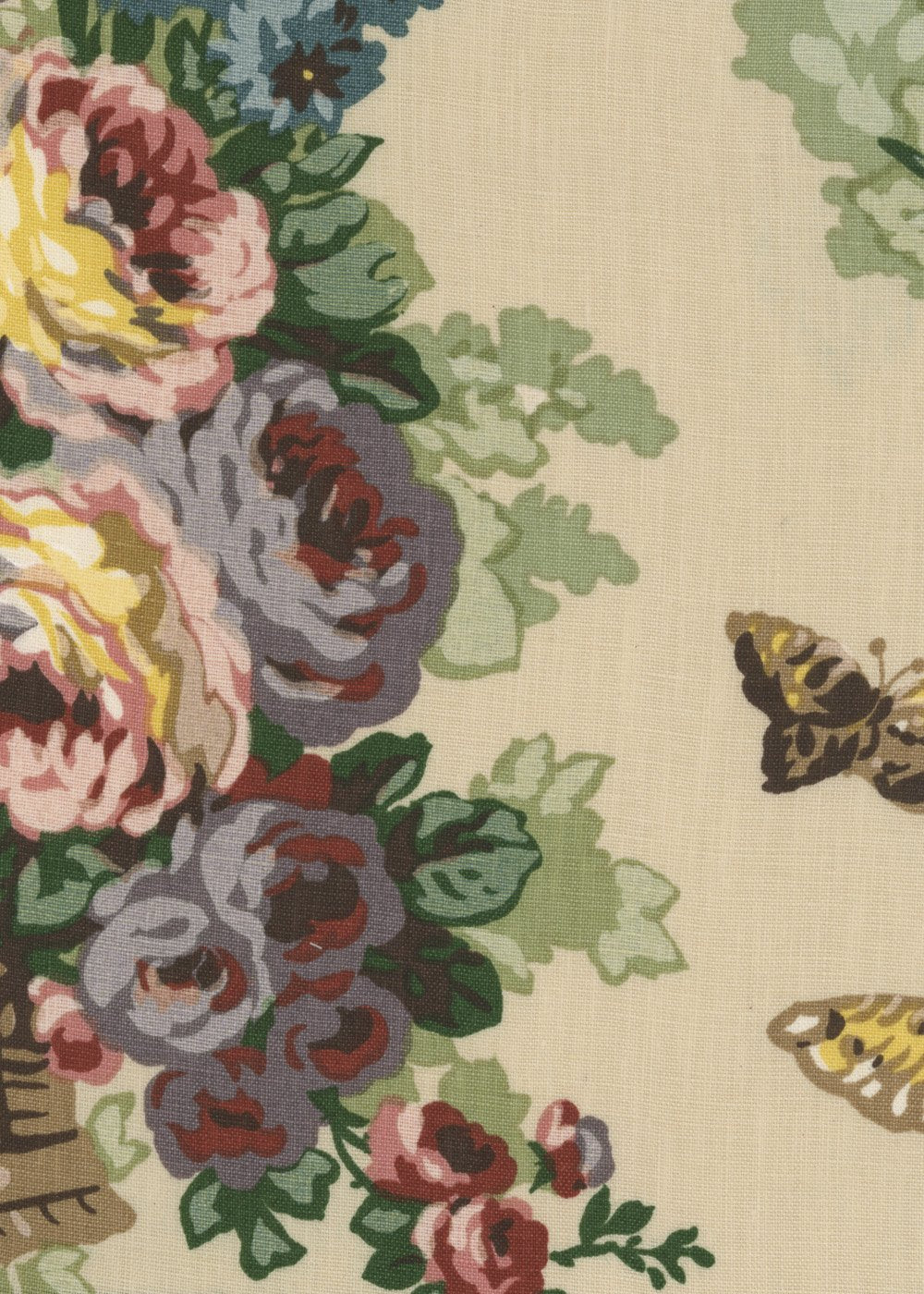 Garden Of Allah On Linen - White