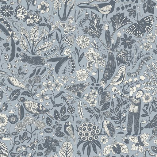 Arcadia Wallpaper - Blueberry