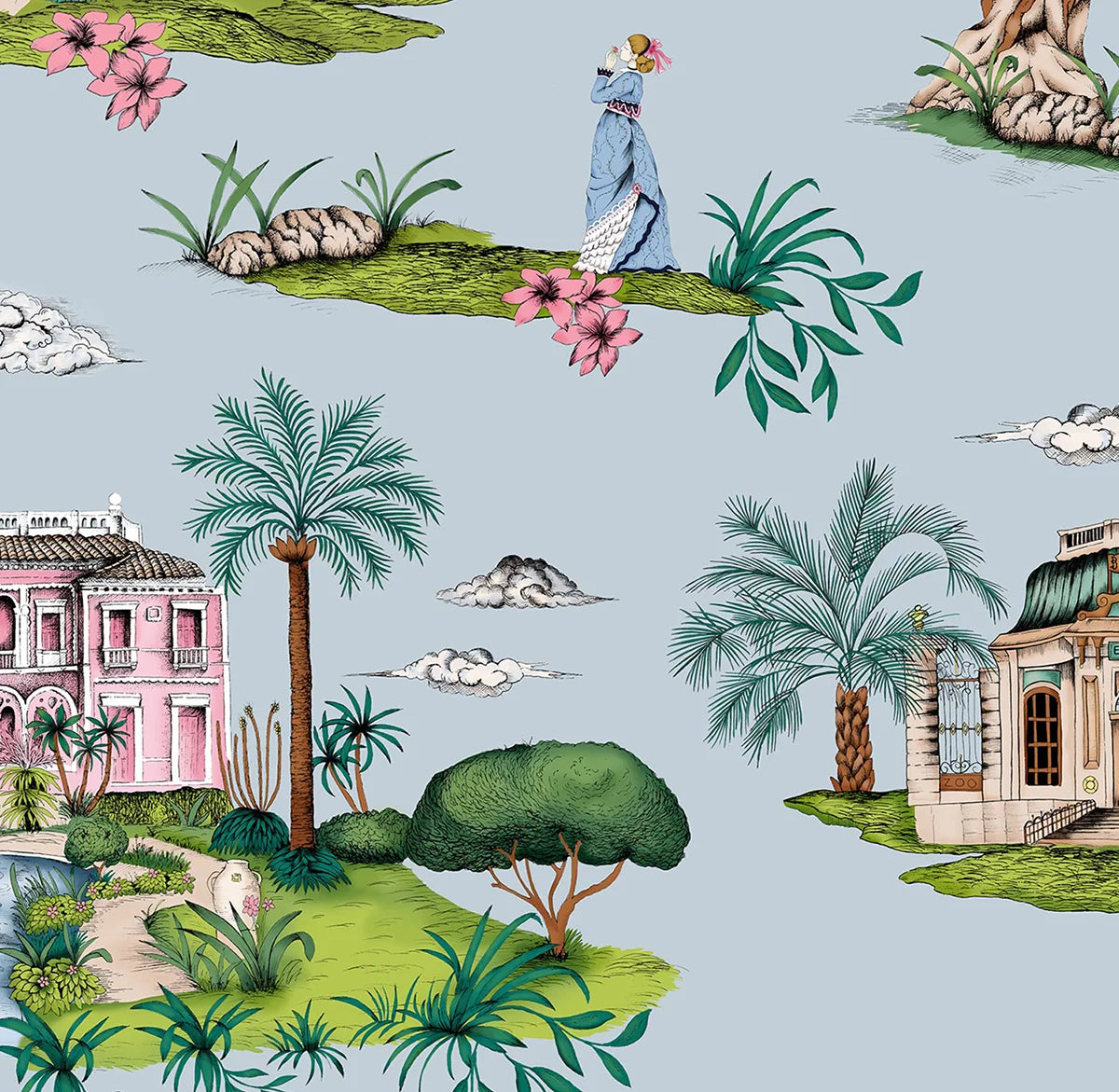 Toile d'Azur - Blue