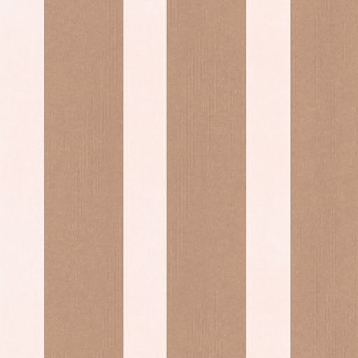 Brown Paper Stripe Wallpaper - Off White