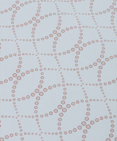 Daisy Chain Wallpaper - Terracotta