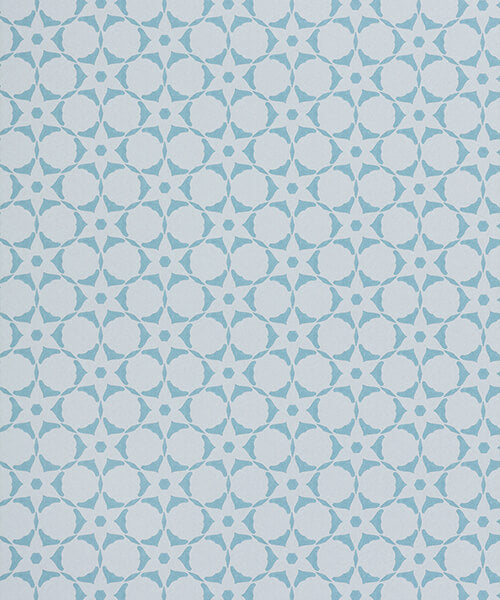 Flower Stencil Wallpaper - Storm