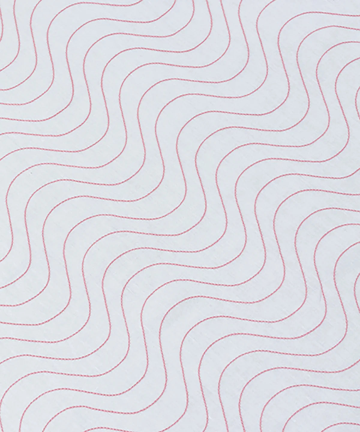 Undulating Lines - Rose / Cream
