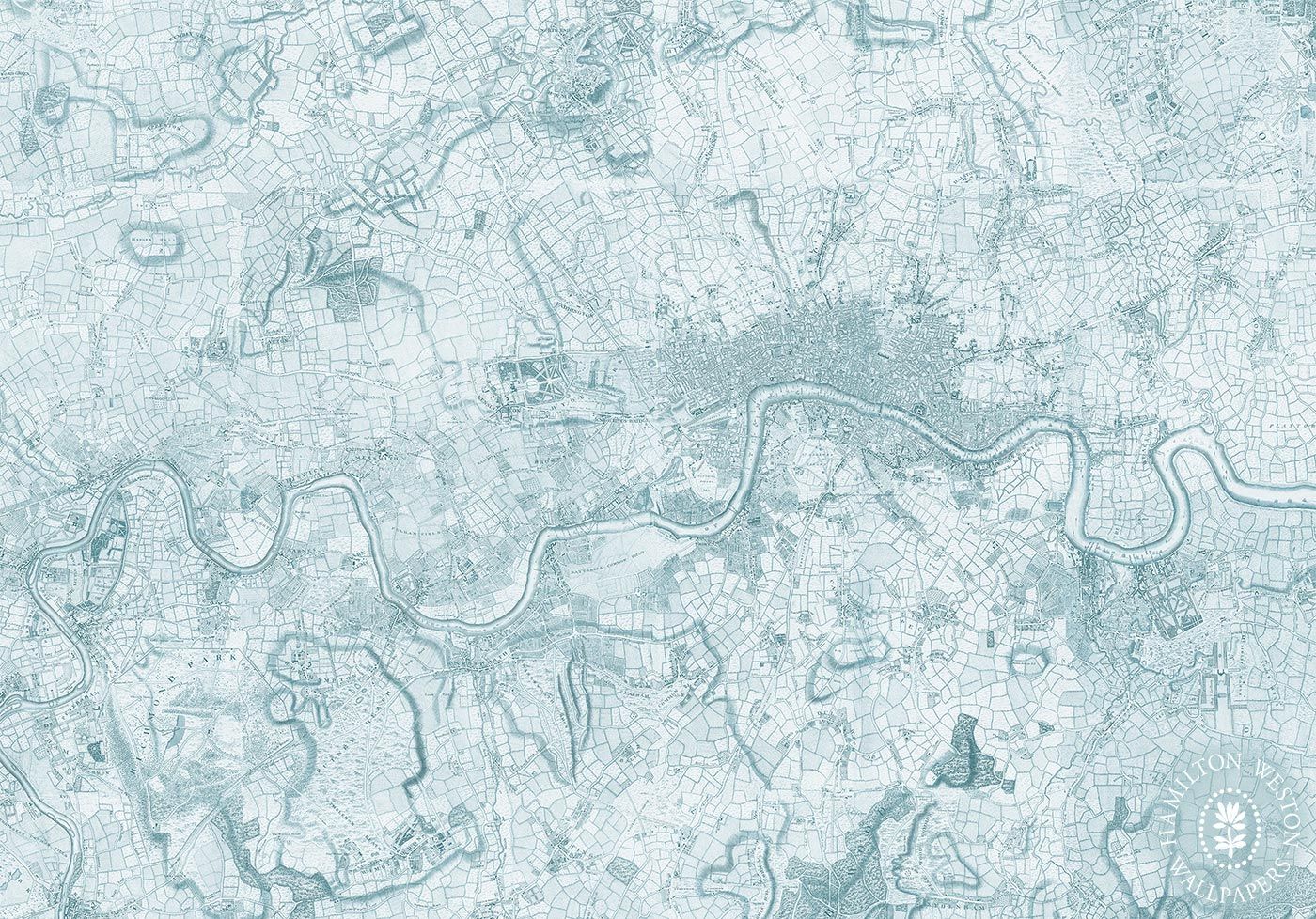 London Map, Georgian Wallpaper - 4