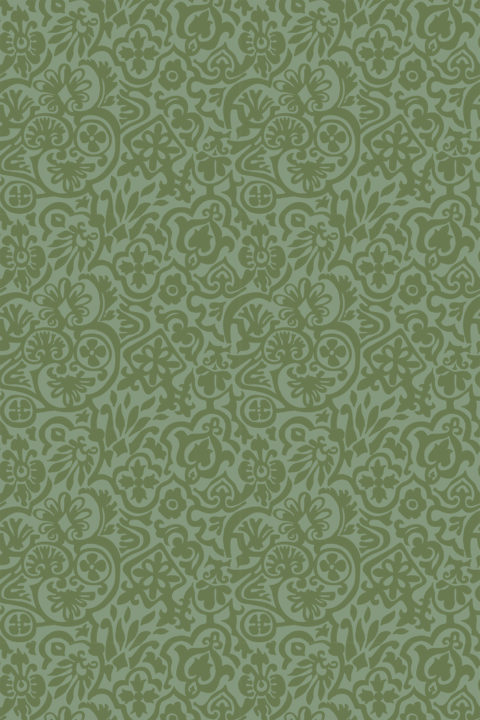 Continuous Wallpaper - Chelsea and Sap Green