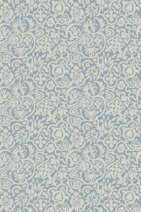 Continuous Wallpaper - Table Cloth and Off White