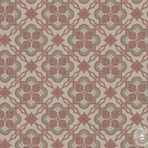Victorian Leaf Quatrefoil Wallpaper - 4