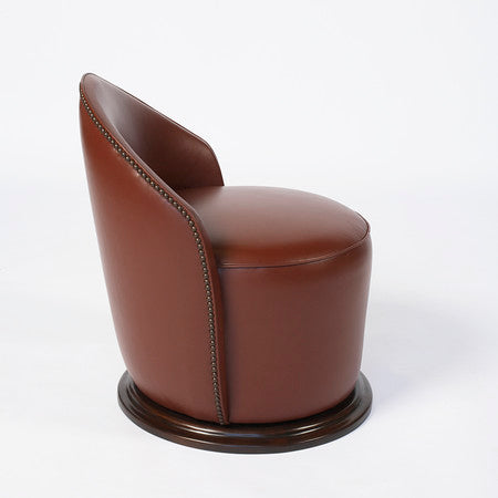 Barrel Chair - #40 Dark Walnut