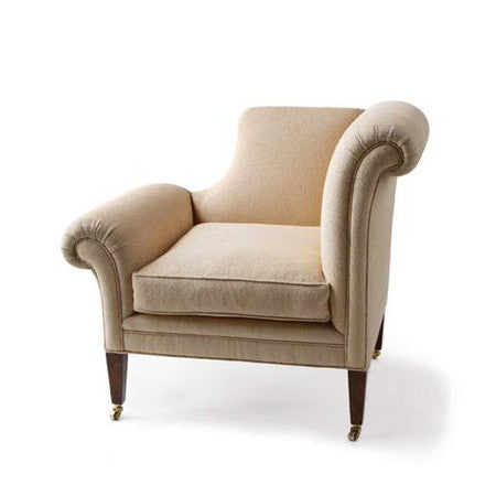 Dropped-Arm Chair - Left Arm Facing - #27 Praline