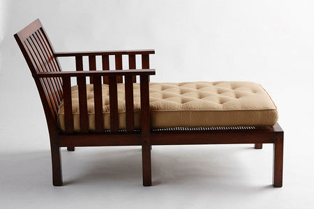 Hill Station Chaise - #14 Warm Mahogany
