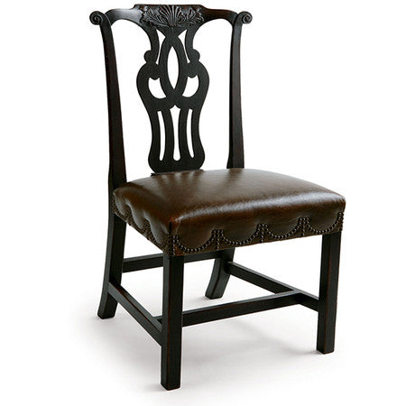 James Sidechair - #15 Ebonized Mahogany with Red Undertones