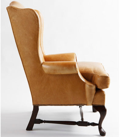 Melrose Wing Chair - #37 Warm Walnut