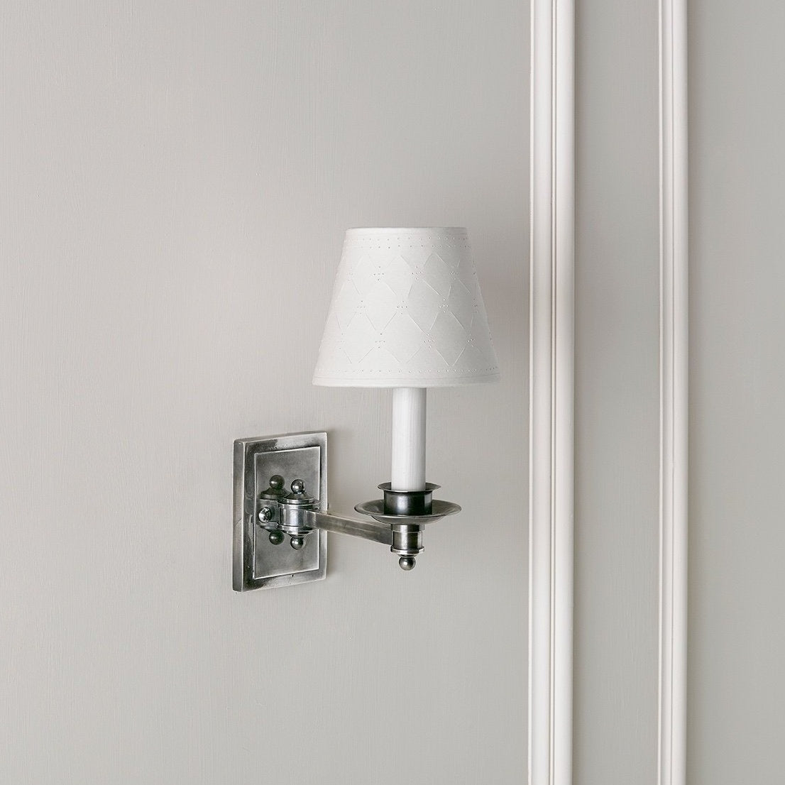 Dean Wall Light Silvered