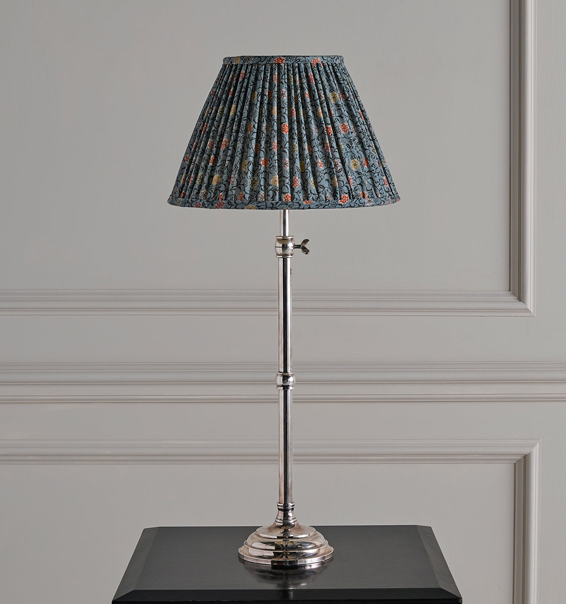 Kingston Bedside Lamp Silvered