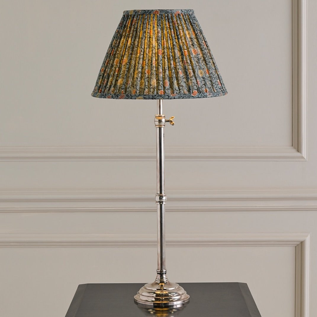 Kingston Bedside Lamp Silvered