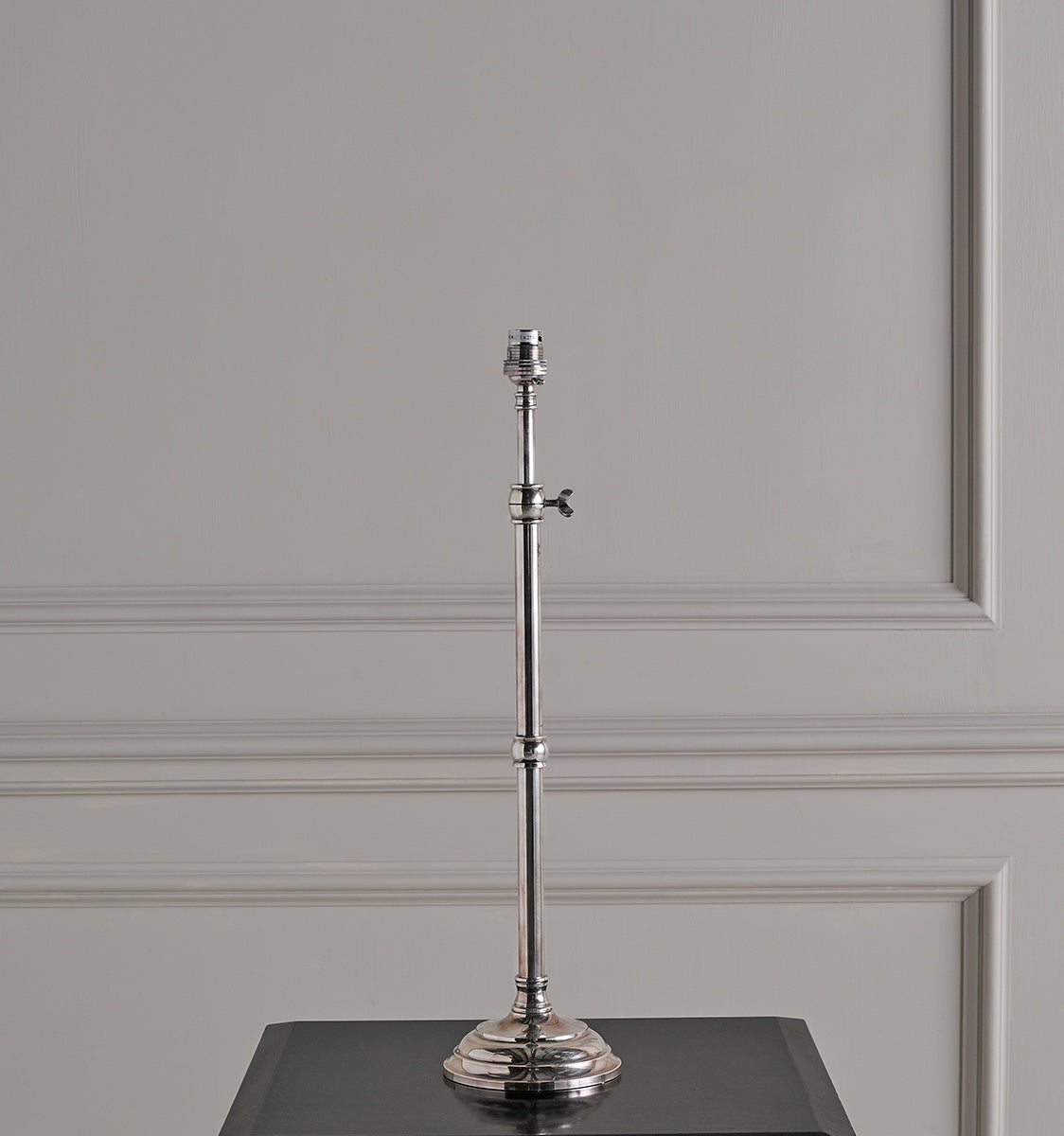 Kingston Bedside Lamp Silvered
