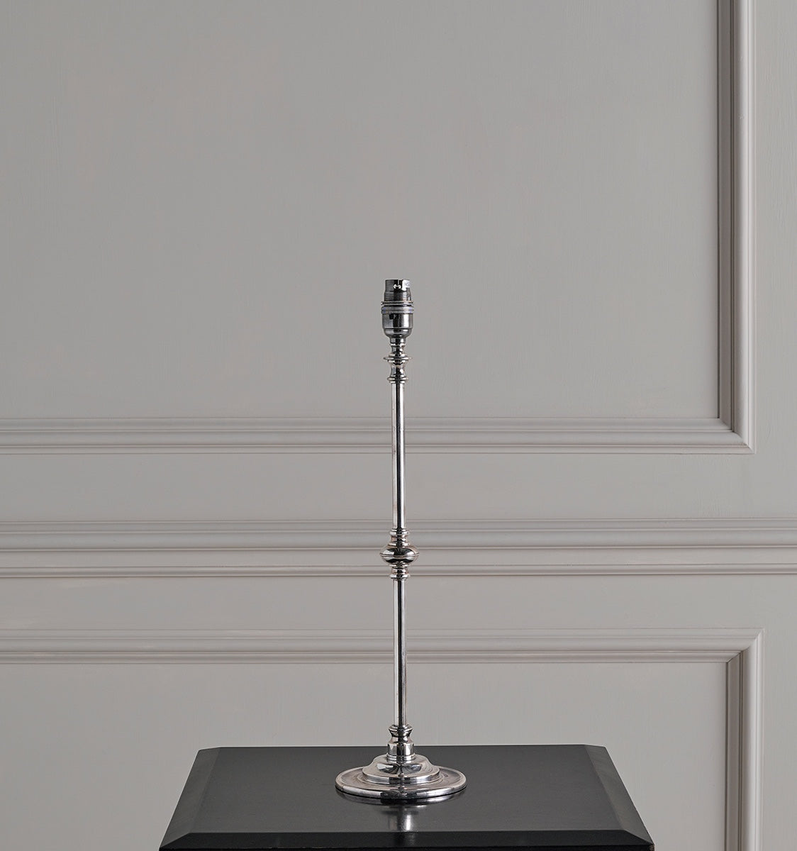 Berwick Bedside Lamp Silvered
