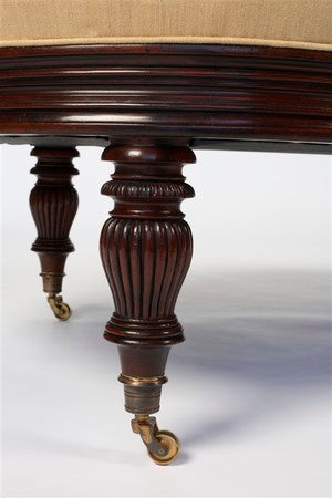 Parkman Ottoman - #14 Warm Mahogany