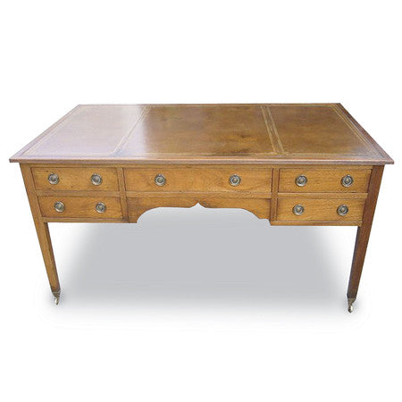 Georgian Partners Desk - #13 Antique Mahogany