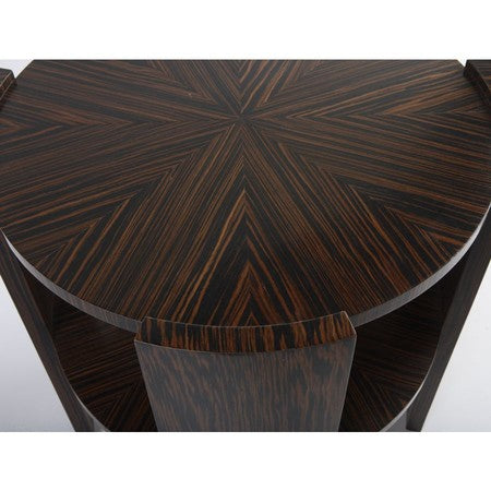Parker Table - Macassar - Natural Macassar Ebony