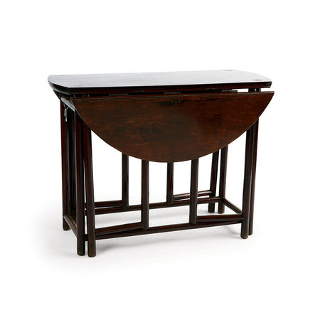 Lucas Drop Leaf Table - #12 Dark Mahogany