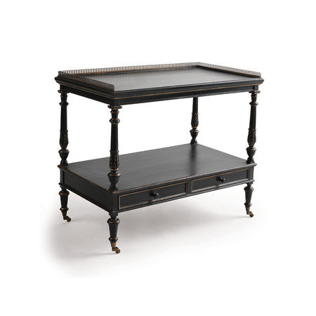 Gallery Trolley - #11 Ebony with Gilt Detail