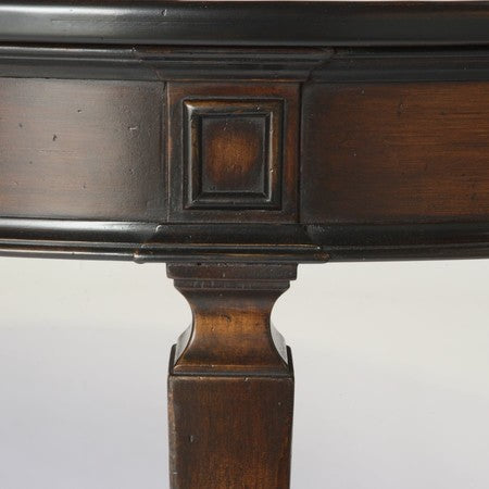 Harrison Dining Table - #40 Dark Walnut with Ebony Detail