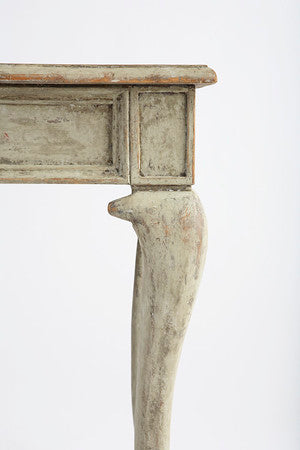 Swedish Rococo Table - Antiqued Swedish Paint