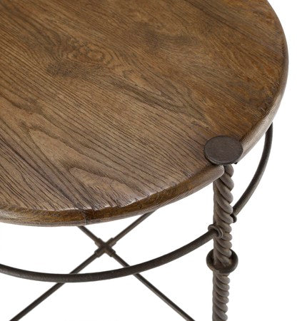 Cordage Table - #16 Latte and Old Iron