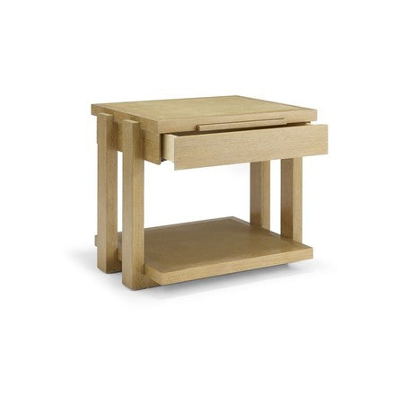 Balfour Bedside Table - #18 Cerused Oak