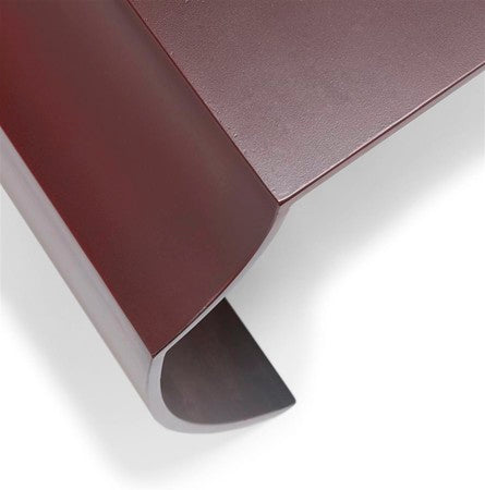 Giraux Table - Oxblood on Metal