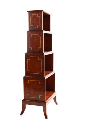 Calcutta Stacking Shelf - Cherry with Bleached Walnut Inlay