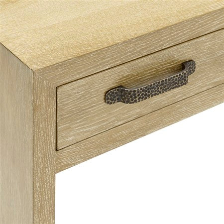 Ruban Desk - #18 Cerused Oak