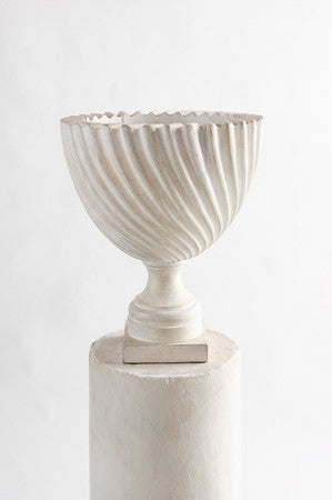 Emilio Urn and Pedestal - #6 Antique French Gesso