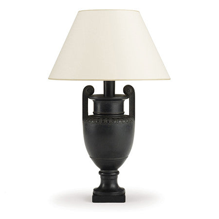 Wadsworth Lamp - Gesso - Black Gesso