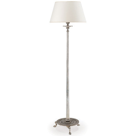 Carlyle Floor Lamp - Antique Silver - Antique Silver