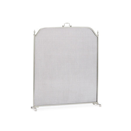 Oxford Fire Screen - Single Panel - Satin Nickel