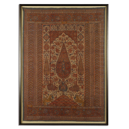 Framed Jaipur Jali Panel - #11 Ebony