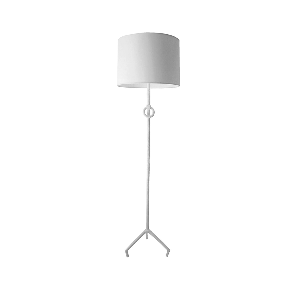 Cirque Floor Lamp - White Plaster