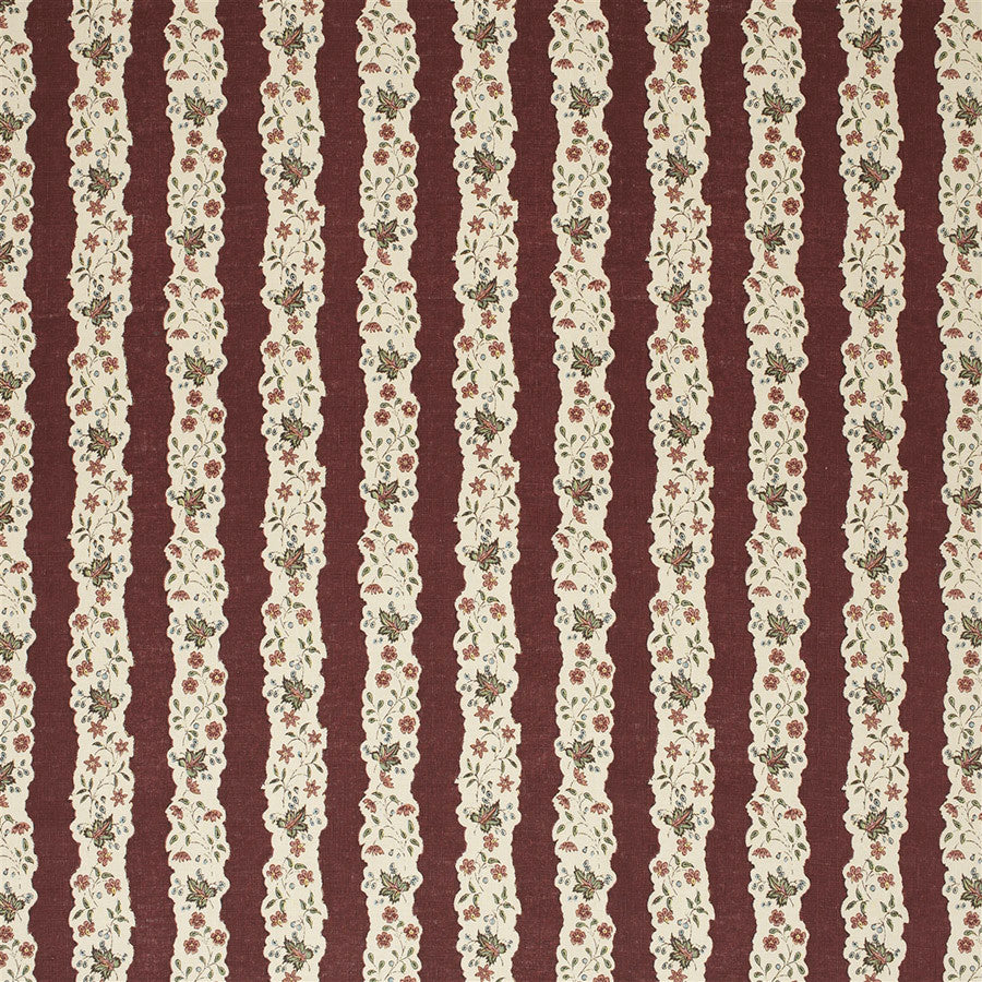 Red Oak Stripe - Burgundy