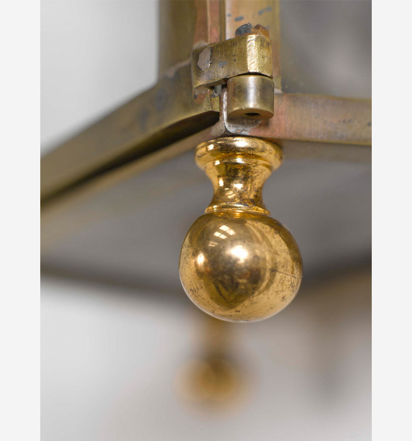 Swangrove Wall Lantern Small - Antique Brass / Gilt detailing