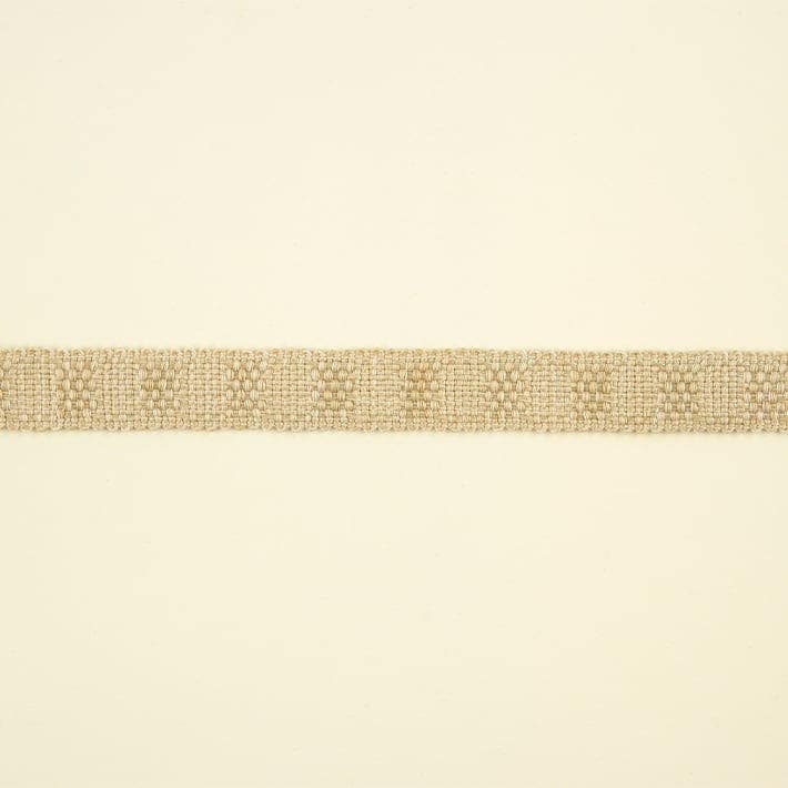 Hopsack Braid 24mm - Taupe
