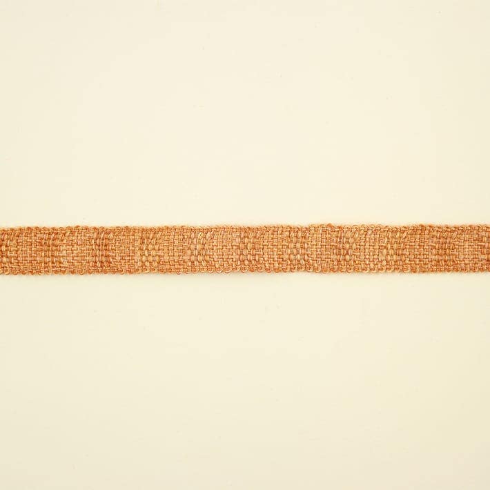 Hopsack Braid 24mm - Apricot