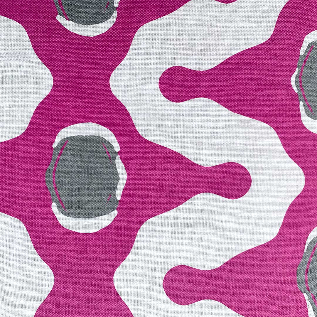 Zig Zag - Violet Gray on Oyster Union